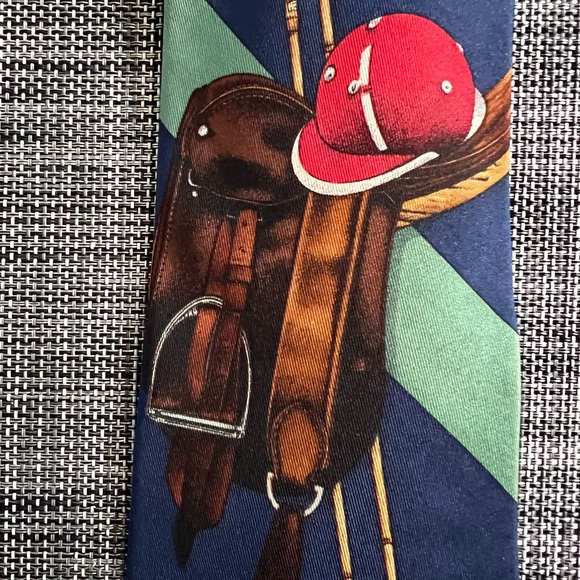 Men's "Polo Ralph Lauren" Silk Tie - Picture 2 of 5